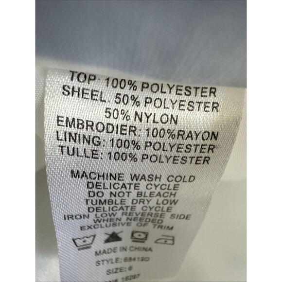 Jayne Copeland Dress 6 Toddler‎ Little Girls Sleveless Ball Gown Formal Party - Picture 10 of 13